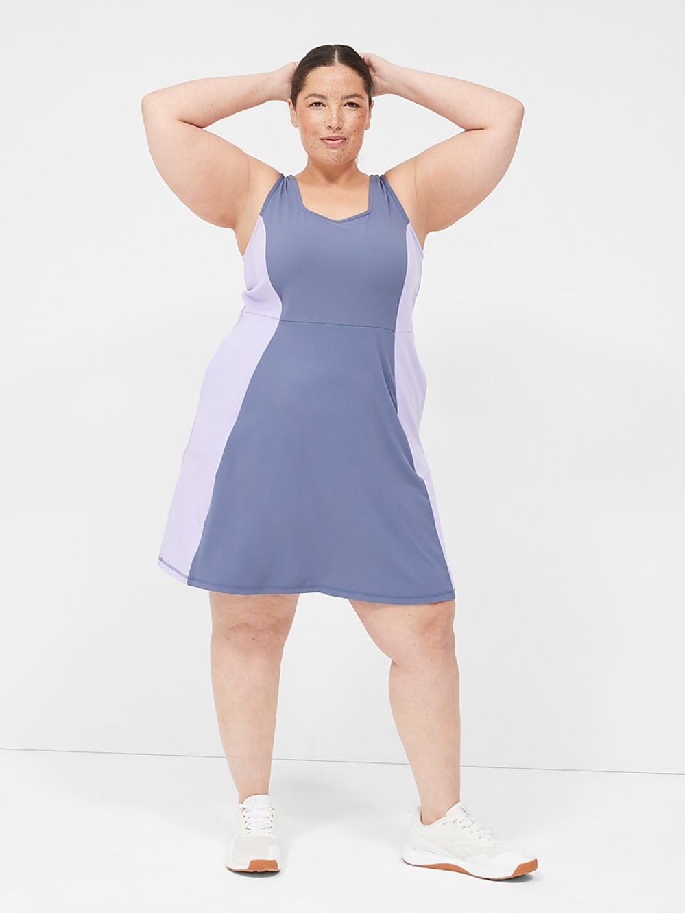 NWT LIVI Square-Neck Recycled LIVI Soft Dress